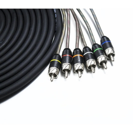 4-800257 STAGE2 Cinch-Kabel 5,5 m 6-Kanal