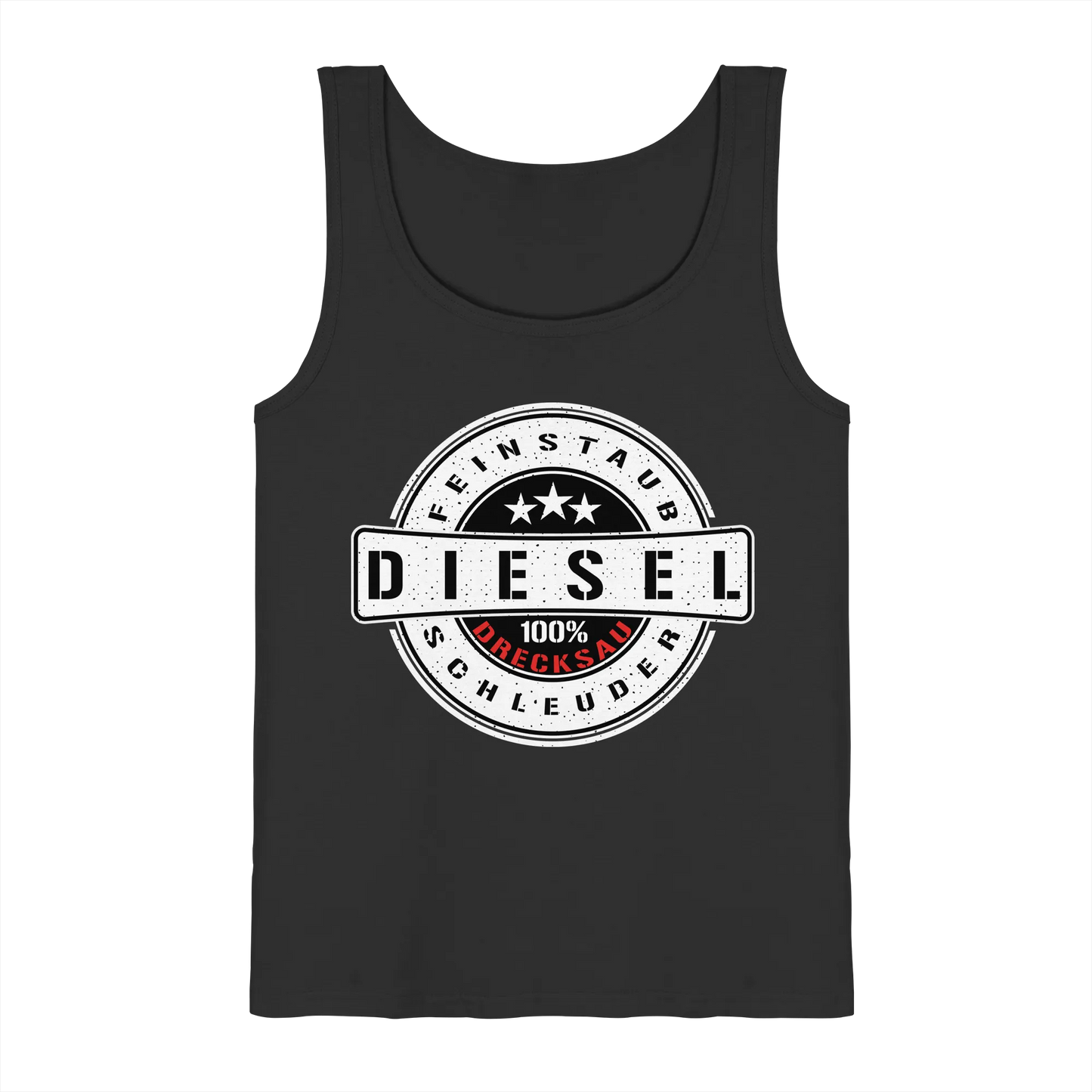 Feinstaub Schleuder Diesel 100% Drecksau Tank-Top