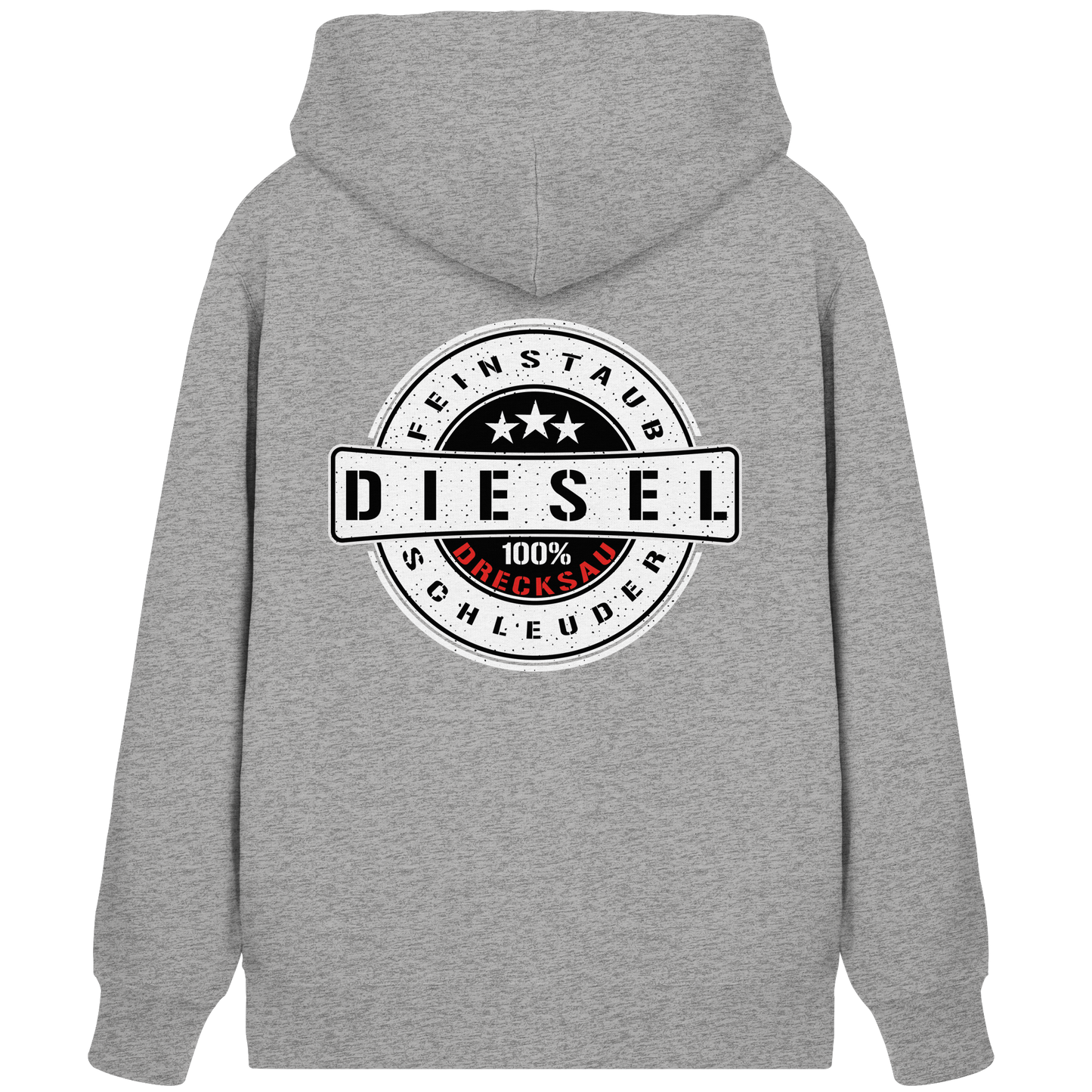 Feinstaub Schleuder Diesel 100% Drecksau - Organic Zipper