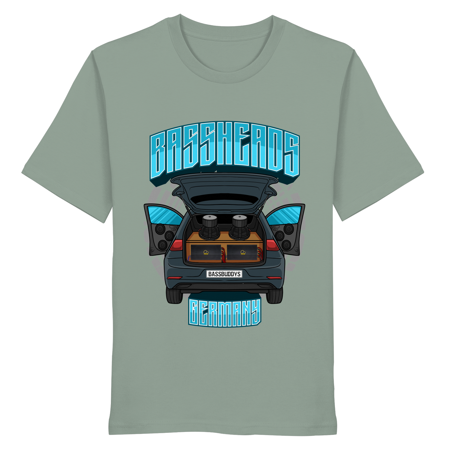 BASSHEADS GERMANY - Organic Shirt