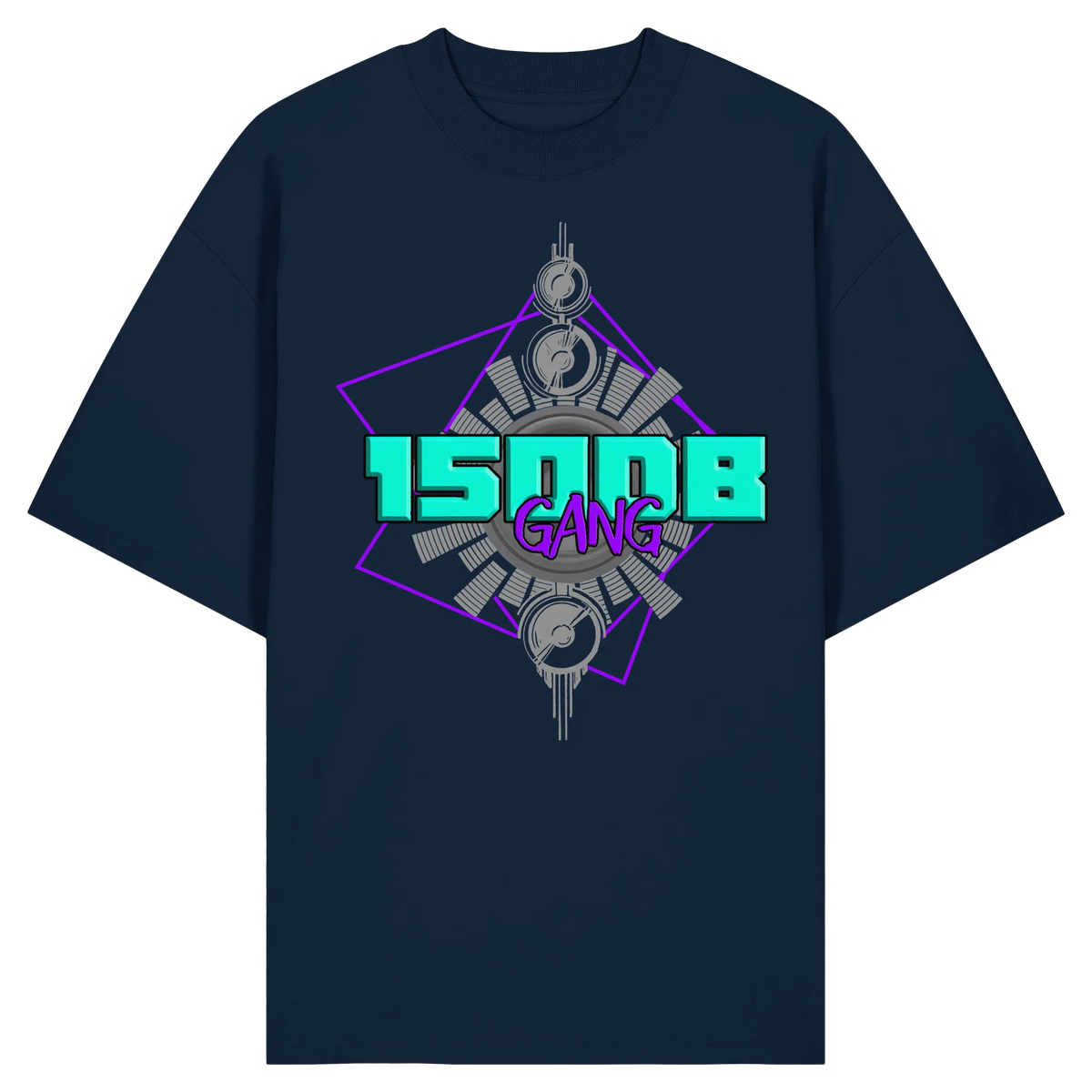 150DB Gang Oversize Shirt-Unisex-Shirts-BassBuddys-French Navy-XS-BassBuddys | Shop