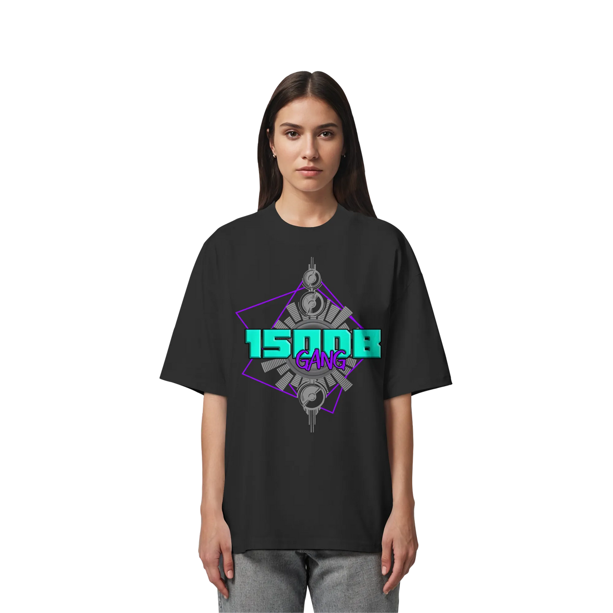 150DB Gang Oversize Shirt-Unisex-Shirts-BassBuddys-White-XS-BassBuddys | Shop