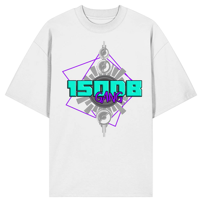 150DB Gang Oversize Shirt-Unisex-Shirts-BassBuddys-White-XS-BassBuddys | Shop