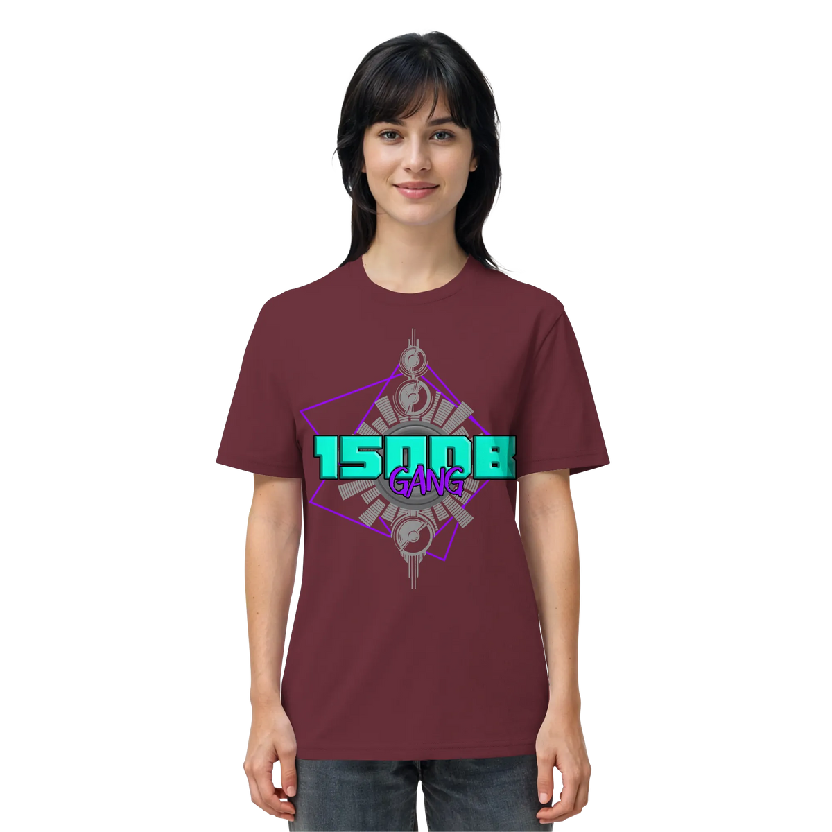 150DB Gang Shirt-Unisex-Shirts-BassBuddys-Burgundy-XS-BassBuddys | Shop