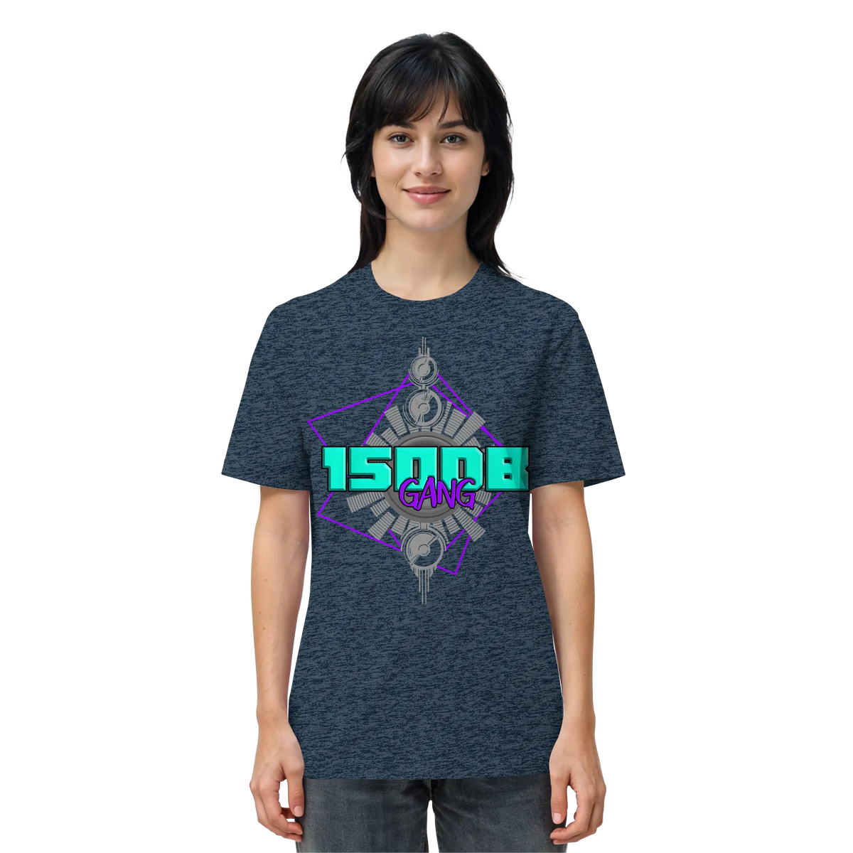 150DB Gang Shirt-Unisex-Shirts-BassBuddys-Dark Heather Blue-XS-BassBuddys | Shop