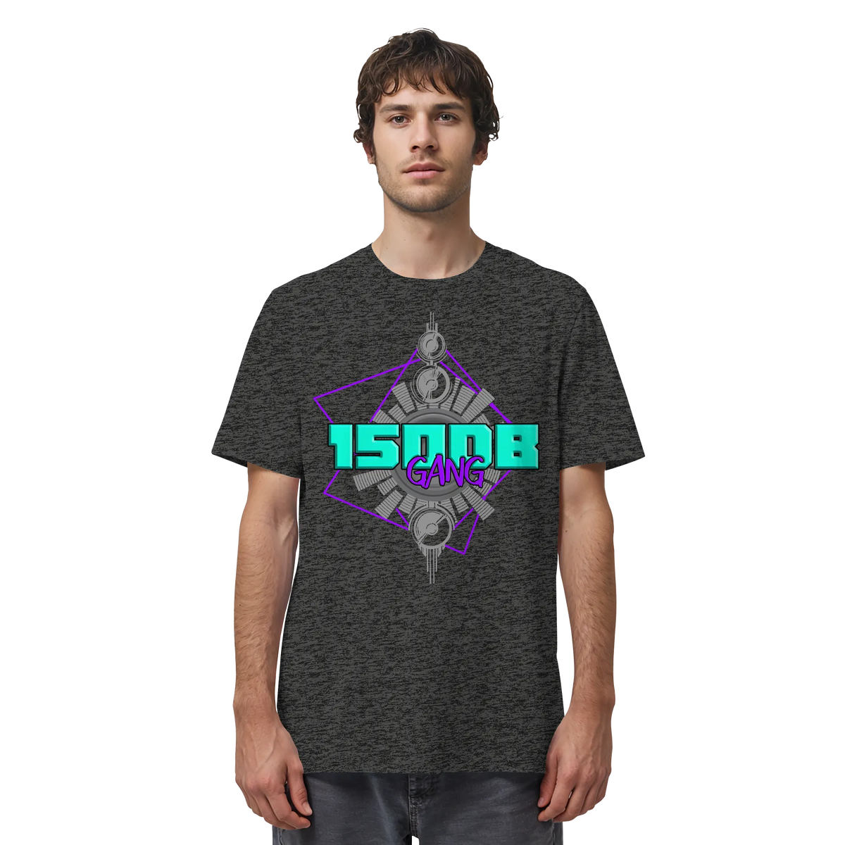 150DB Gang Shirt-Unisex-Shirts-BassBuddys-Dark Heather Grey-XS-BassBuddys | Shop