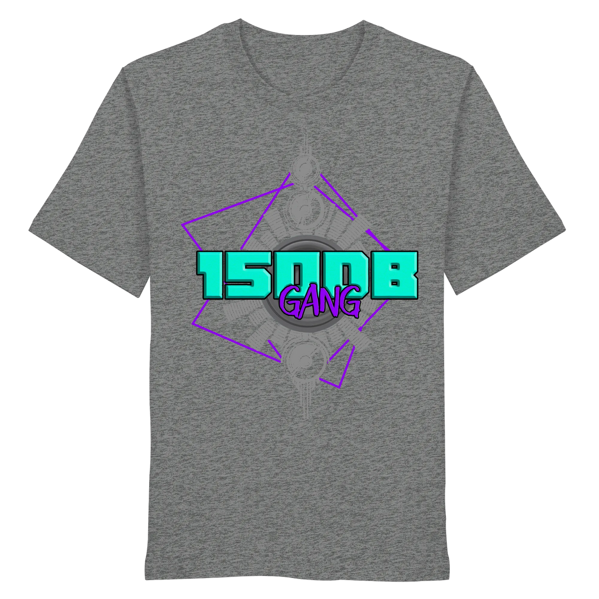 150DB Gang Shirt-Unisex-Shirts-BassBuddys-Mid Heather Grey-XS-BassBuddys | Shop