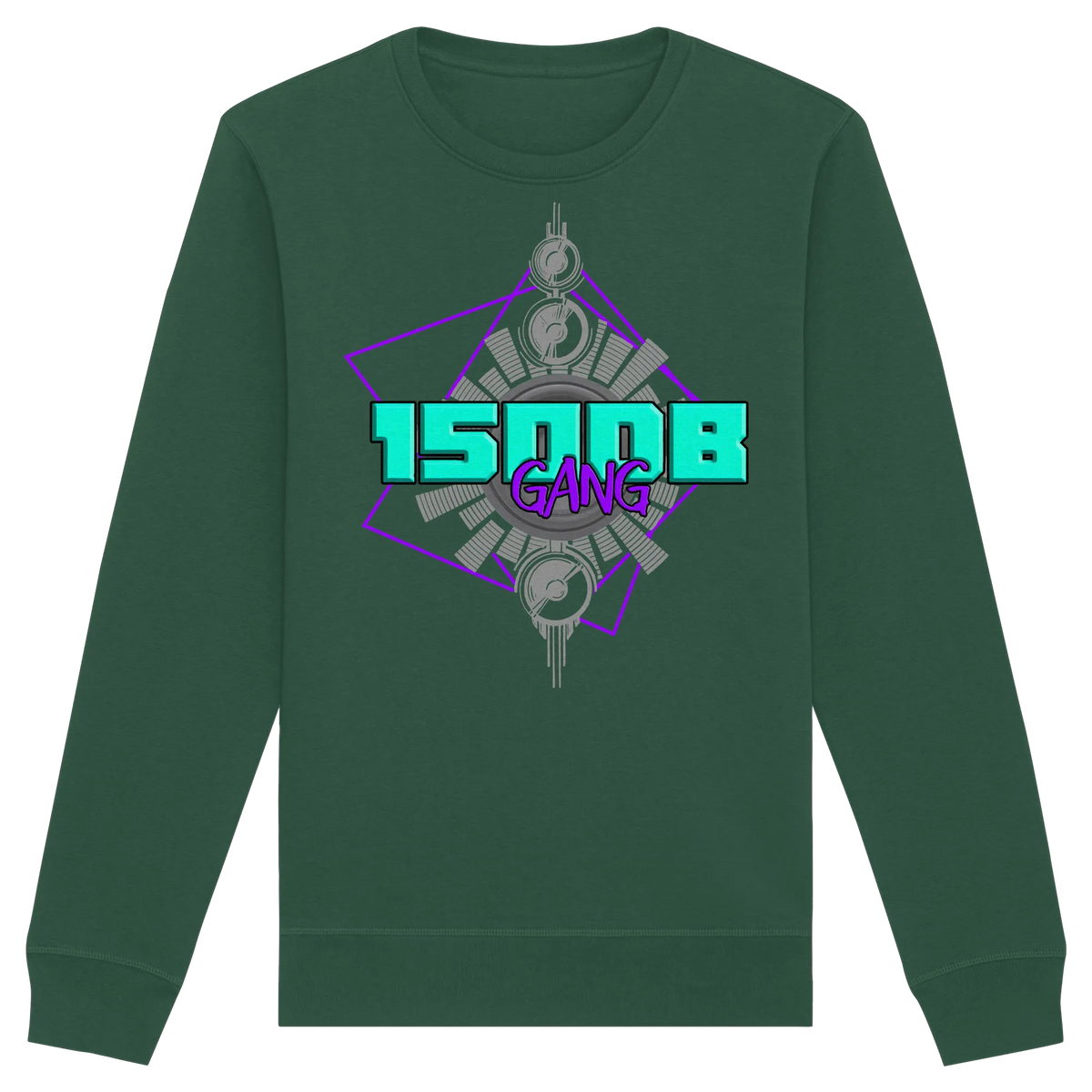 150DB Gang Sweatshirt-Sweatshirts-BassBuddys-Bottle Green-XS-BassBuddys | Shop