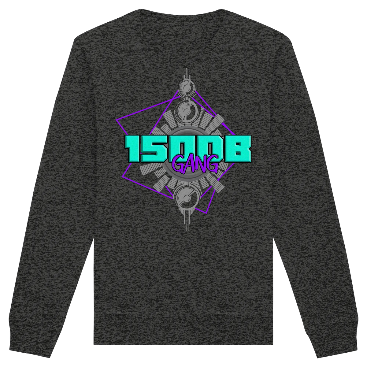 150DB Gang Sweatshirt-Sweatshirts-BassBuddys-Dark Heather Grey-XS-BassBuddys | Shop
