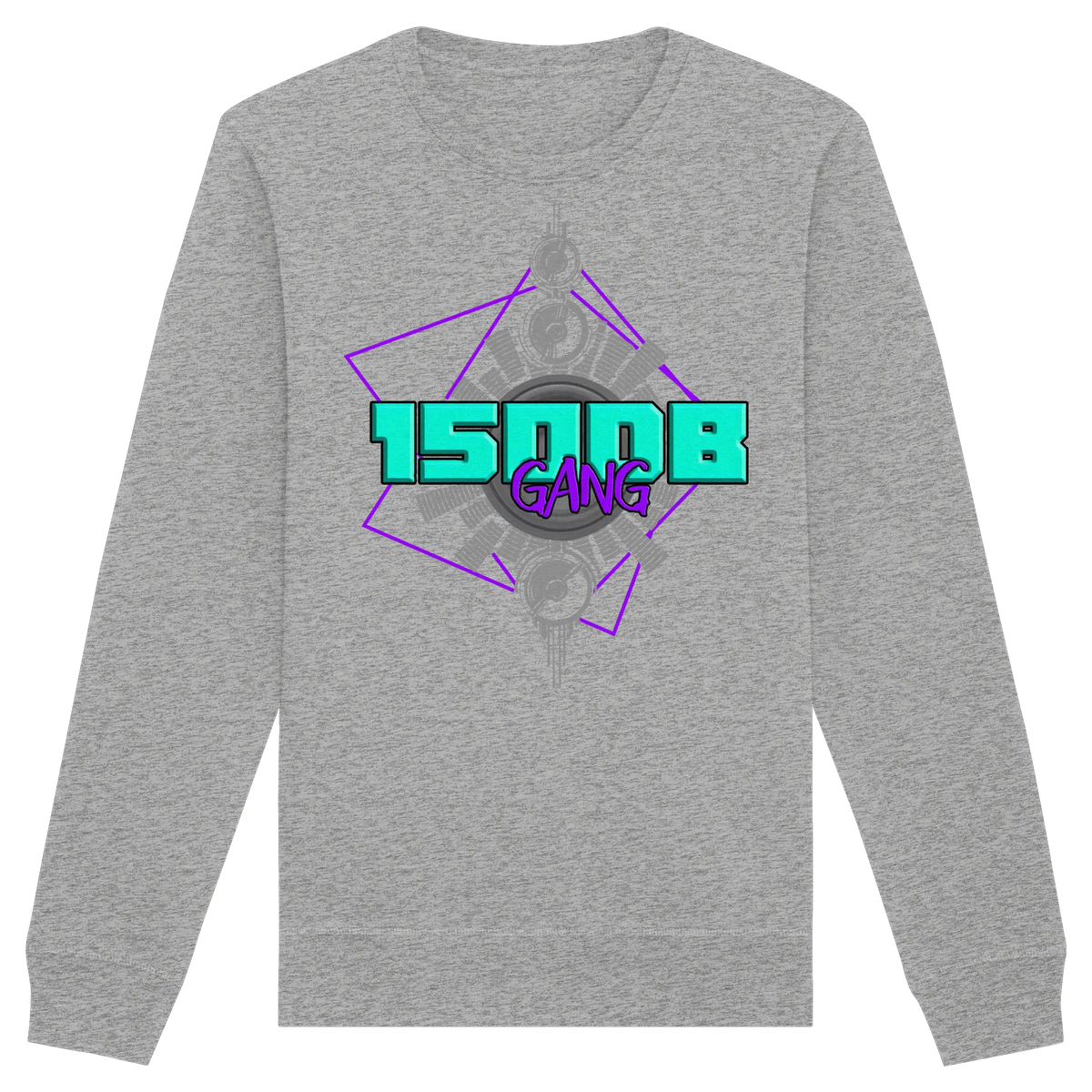 150DB Gang Sweatshirt-Sweatshirts-BassBuddys-Heather Grey-XS-BassBuddys | Shop