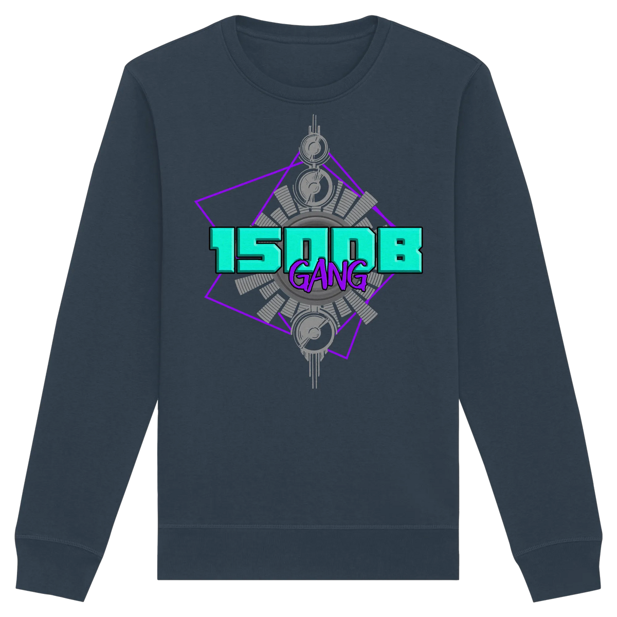 150DB Gang Sweatshirt-Sweatshirts-BassBuddys-India Ink Grey-XS-BassBuddys | Shop