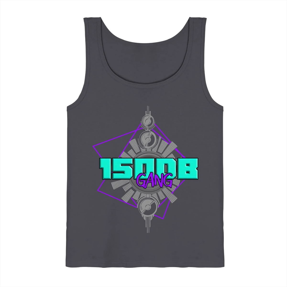 150DB Gang Tank-Top-Tank-Tops-BassBuddys-Charcoal-S-BassBuddys | Shop