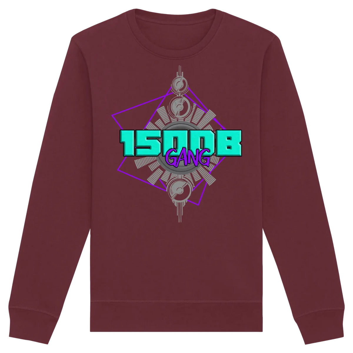 150DB Gang Sweatshirt Burgundy XS – Produktbild 1