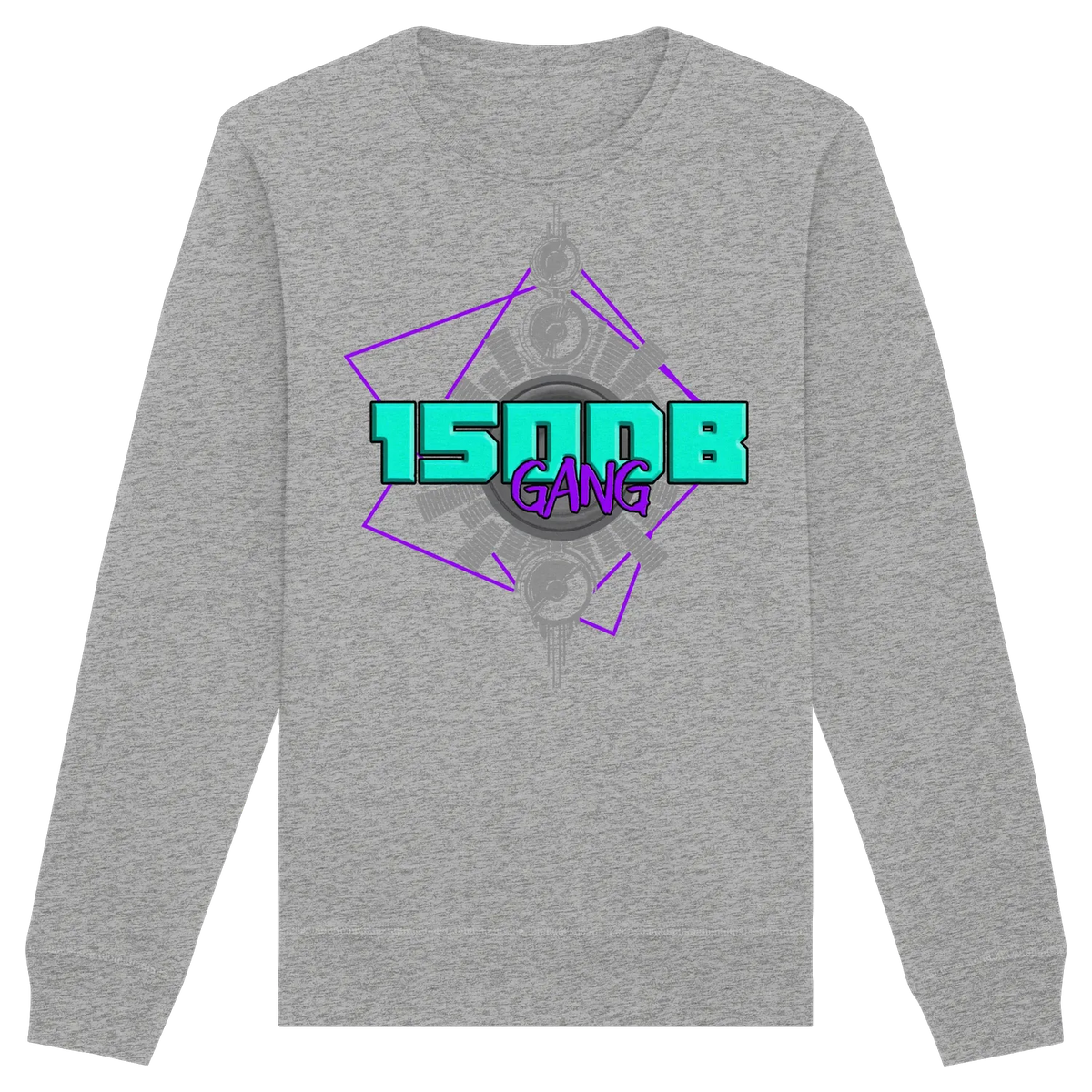 150DB Gang Sweatshirt Heather Grey XS – Produktbild 7