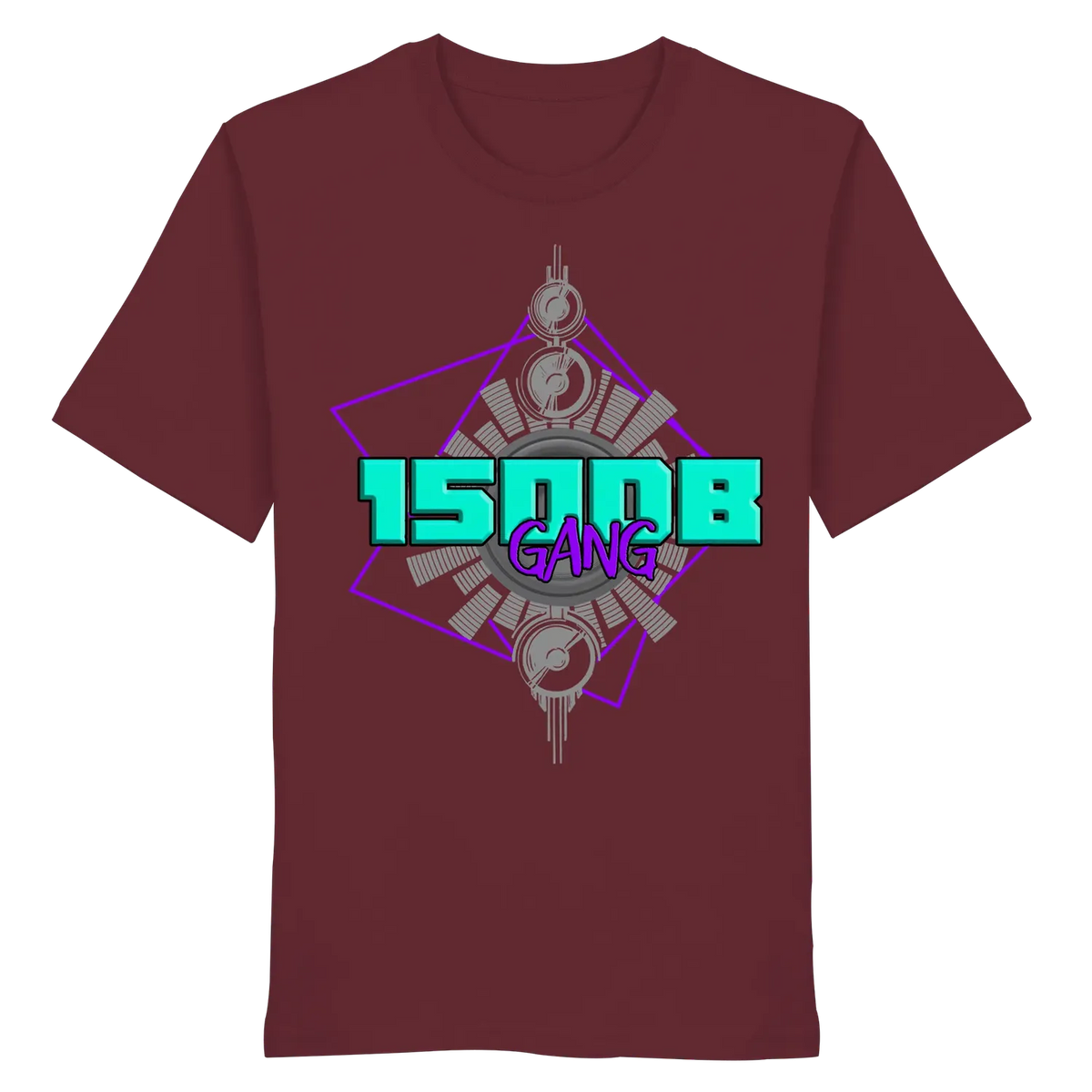 150DB Gang Shirt Burgundy XS – Produktbild 1