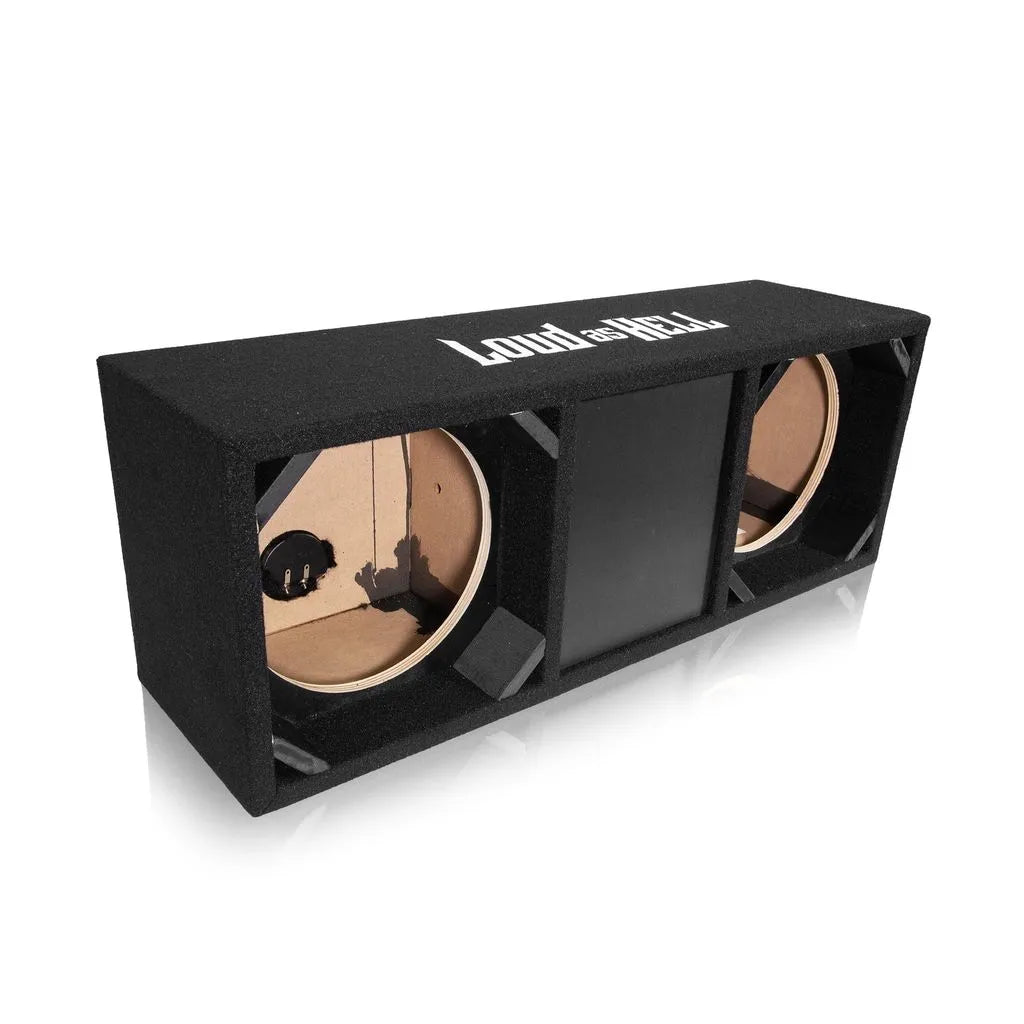 2x10" Pro-10 Zoll Lautsprechergehäuse-Loud as Hell-Schwarz-BassBuddys | Shop