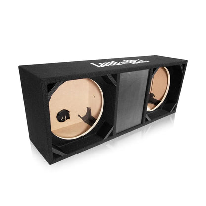 2x12" Pro-12 Zoll Lautsprechergehäuse-Loud as Hell-Schwarz-BassBuddys | Shop