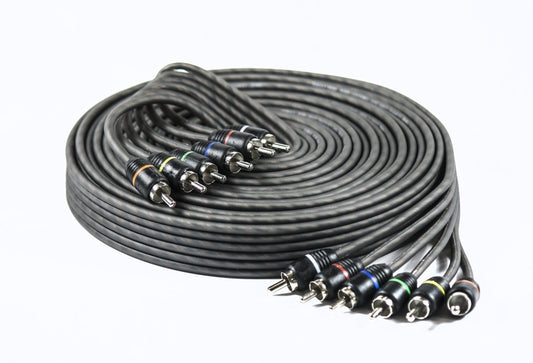 4-800157 STAGE1 Cinch-Kabel 5,5 m 6-Kanal