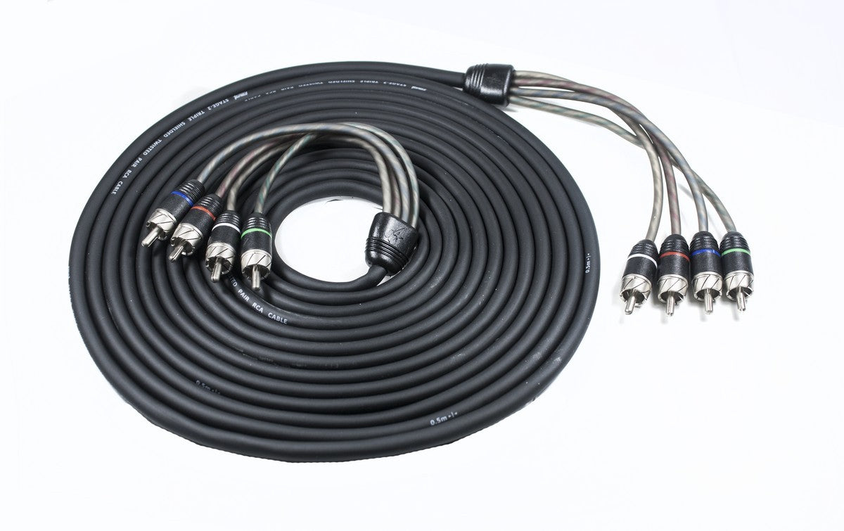 4-800256 STAGE2 Cinch-Kabel 5,5 m 4-Kanal