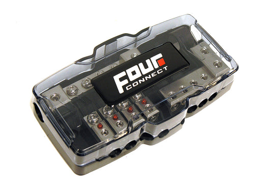 4-FB420 Plus/Minus-Sicherungshalter 2×50 mm² / 4×20 mm²