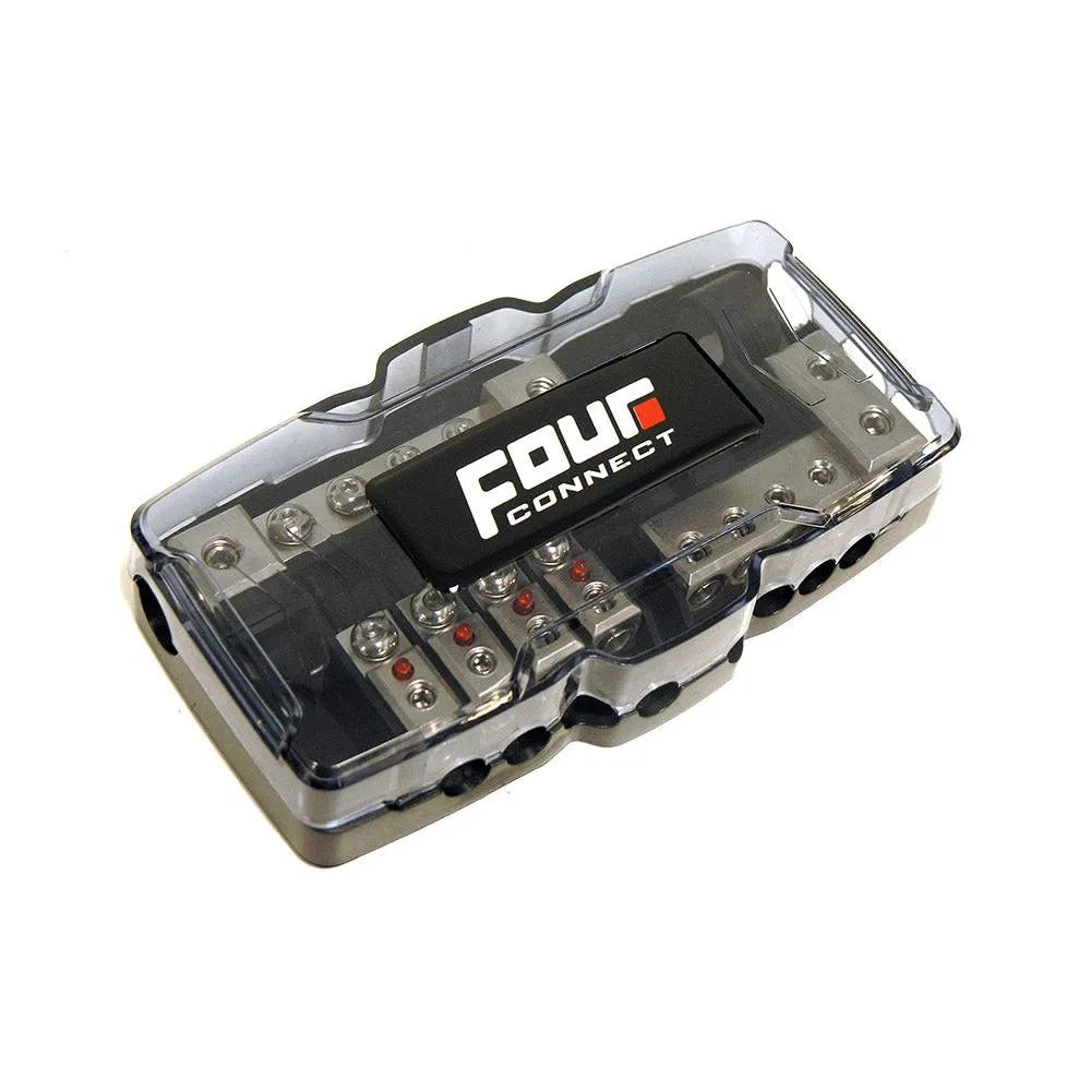 4-FB420 Plus/Minus-Sicherungshalter 2×50 mm² / 4×20 mm²