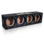 4x6.5" Kickbass-box Black-6,5 Zoll Lautsprechergehäuse-Loud as Hell-BassBuddys | Shop