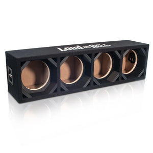 4x6.5" Kickbass-box Black-6,5 Zoll Lautsprechergehäuse-Loud as Hell-BassBuddys | Shop