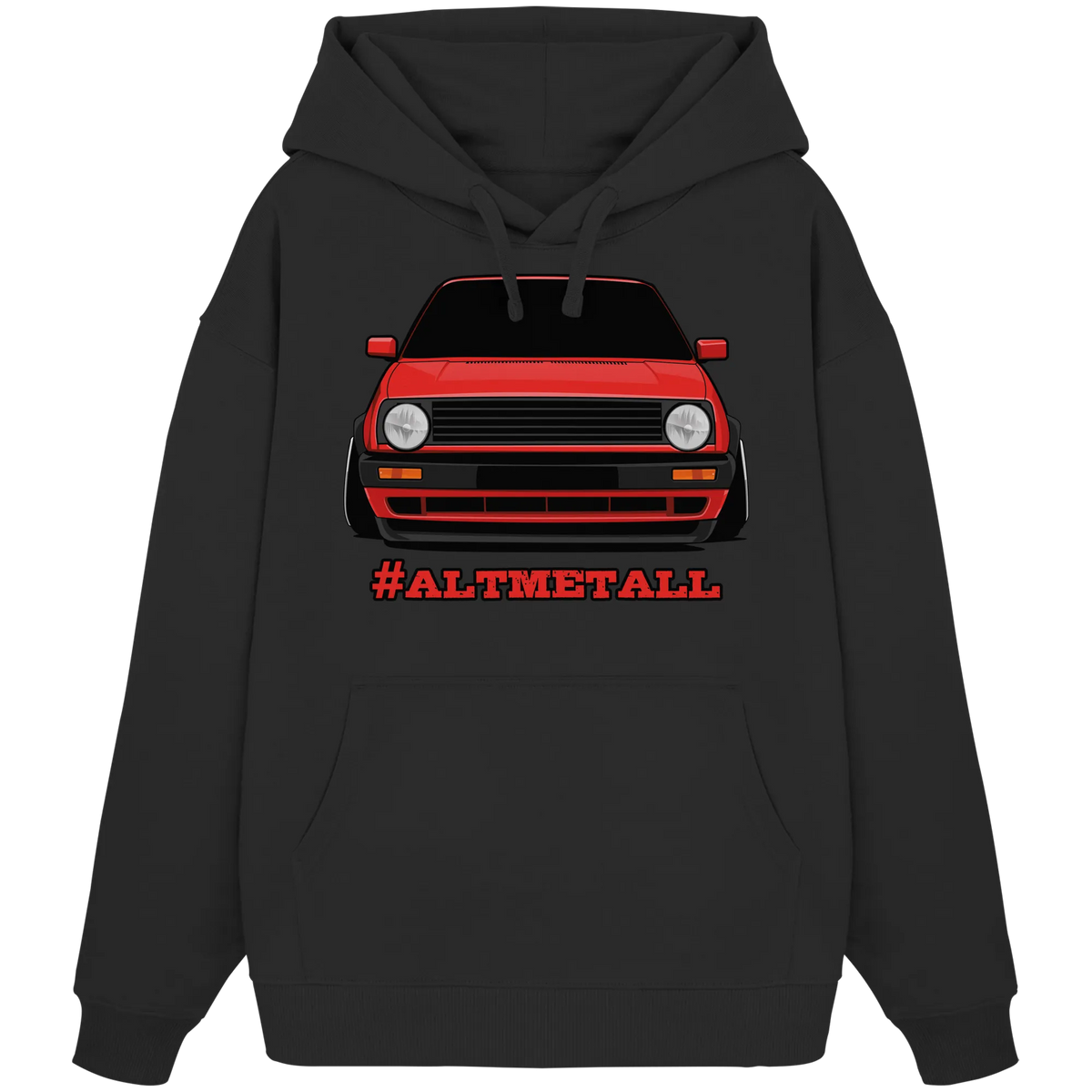 #ALTMETALL Oversize Hoodie-Hoodies-BassBuddys-Black-XS-BassBuddys | Shop