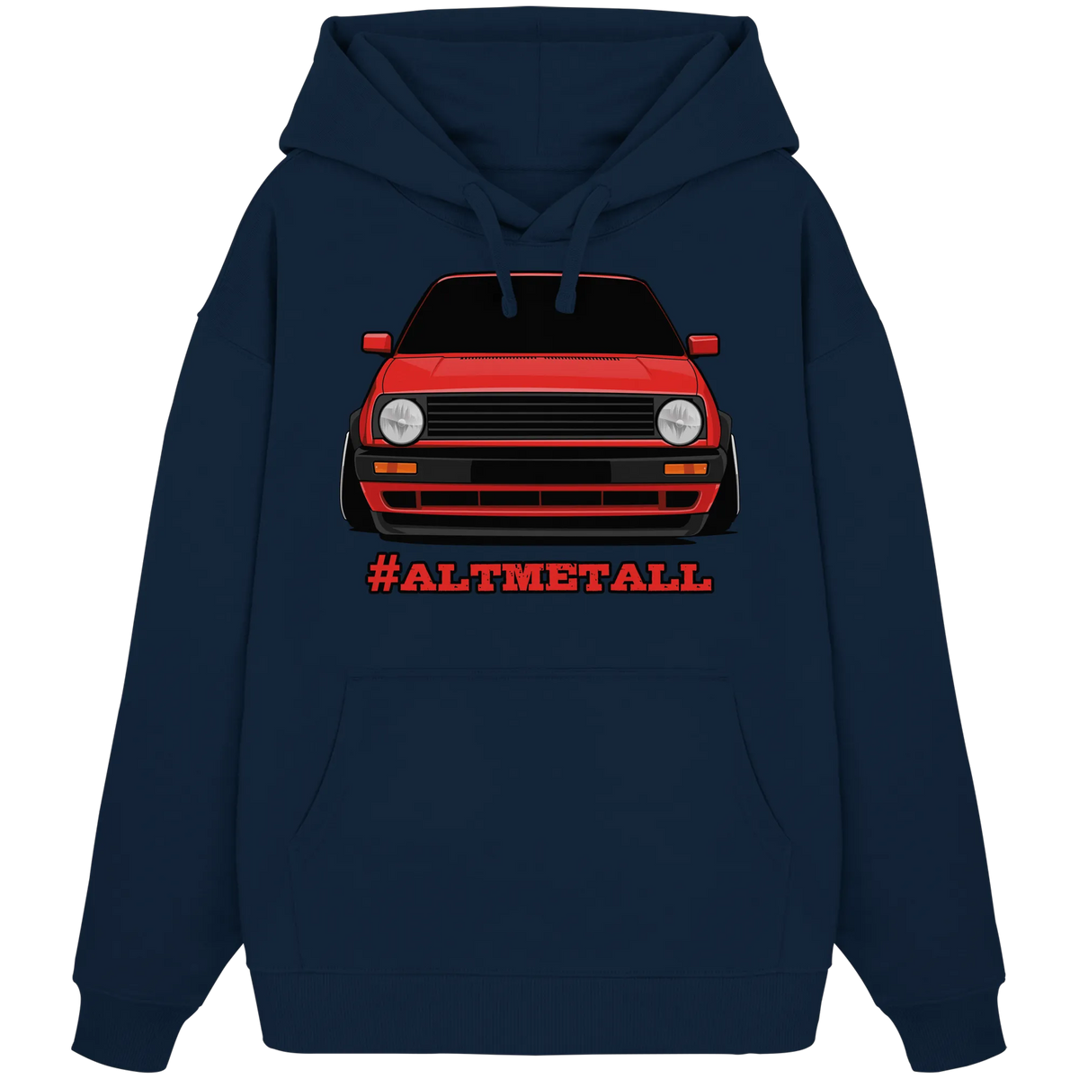 #ALTMETALL Oversize Hoodie-Hoodies-BassBuddys-French Navy-XS-BassBuddys | Shop