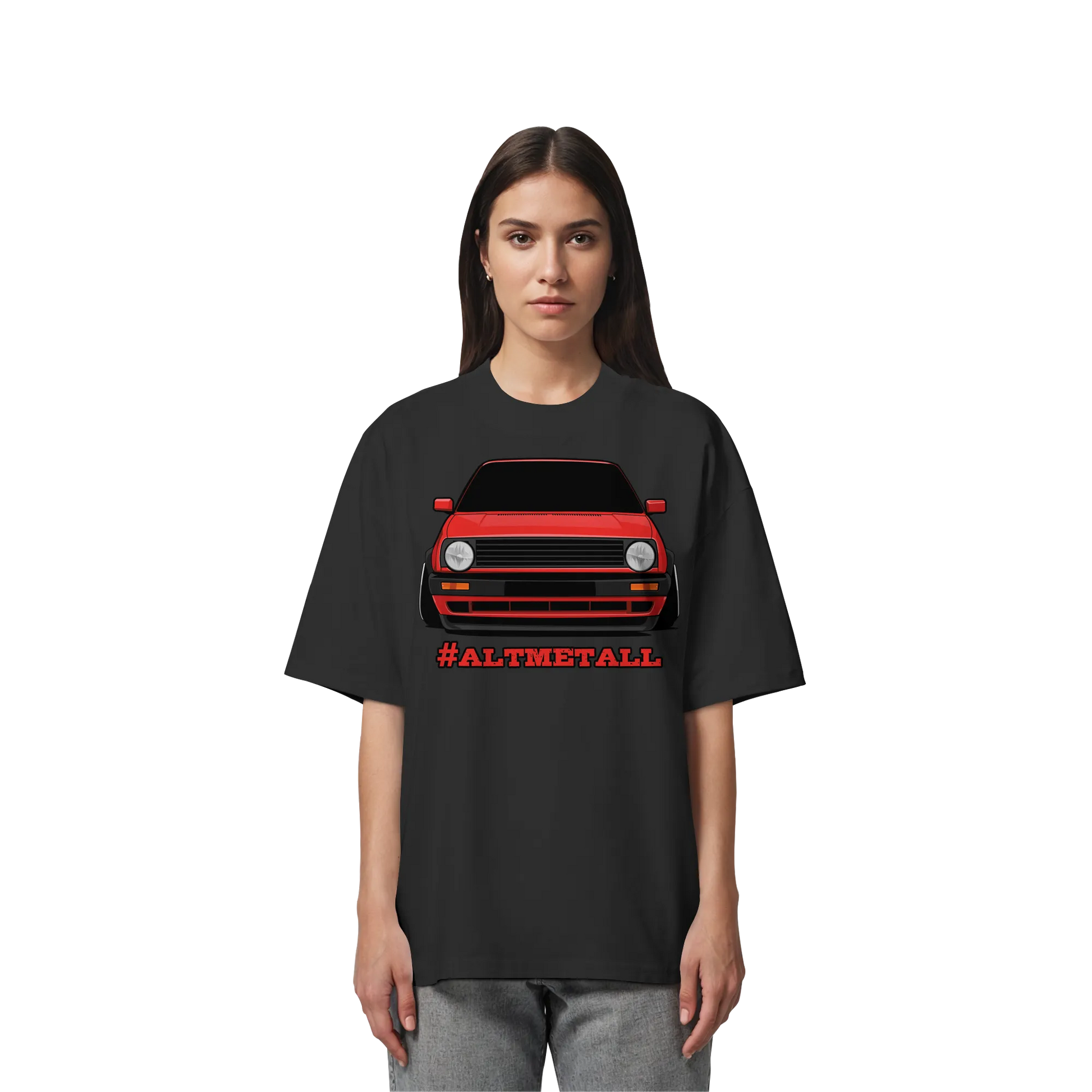 #ALTMETALL Oversize Shirt