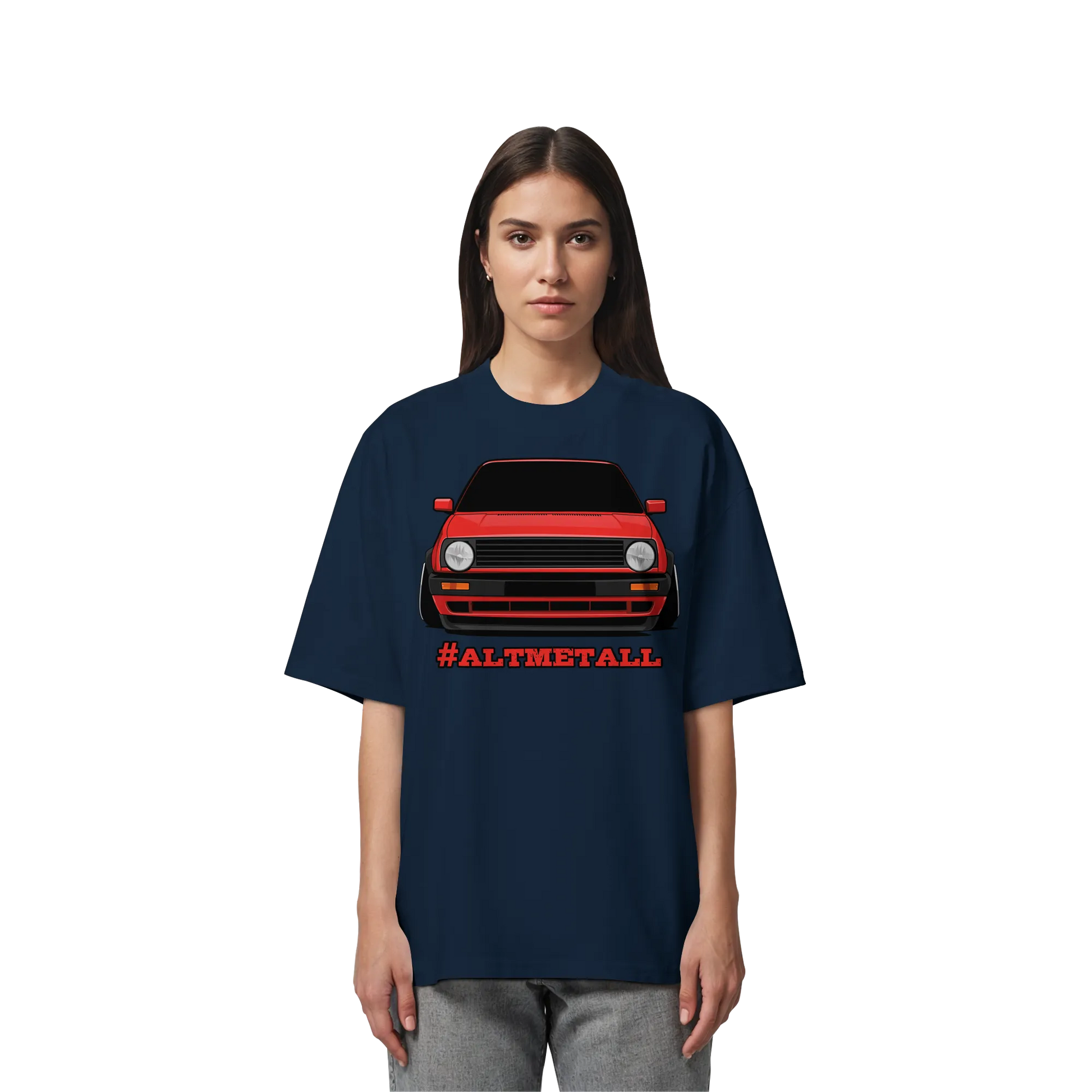 #ALTMETALL Oversize Shirt