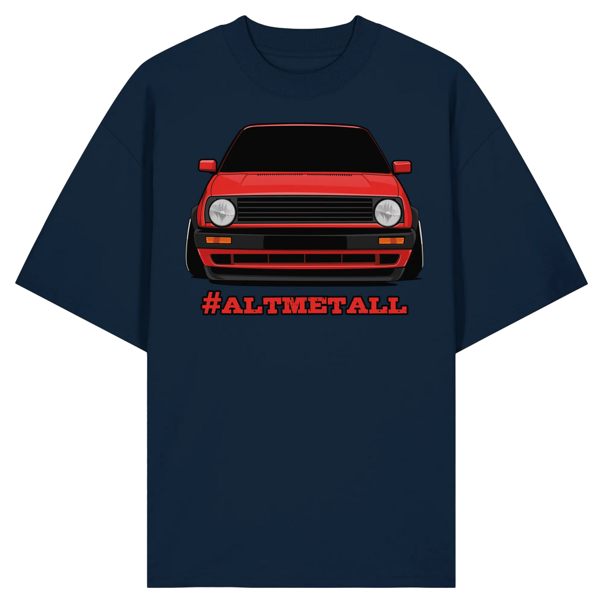 #ALTMETALL Oversize Shirt-Unisex-Shirts-BassBuddys-French Navy-XS-BassBuddys | Shop