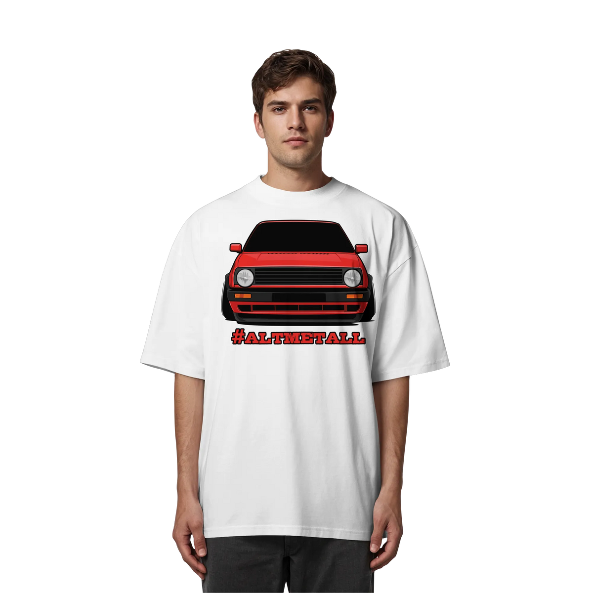 #ALTMETALL Oversize Shirt-Unisex-Shirts-BassBuddys-White-XS-BassBuddys | Shop