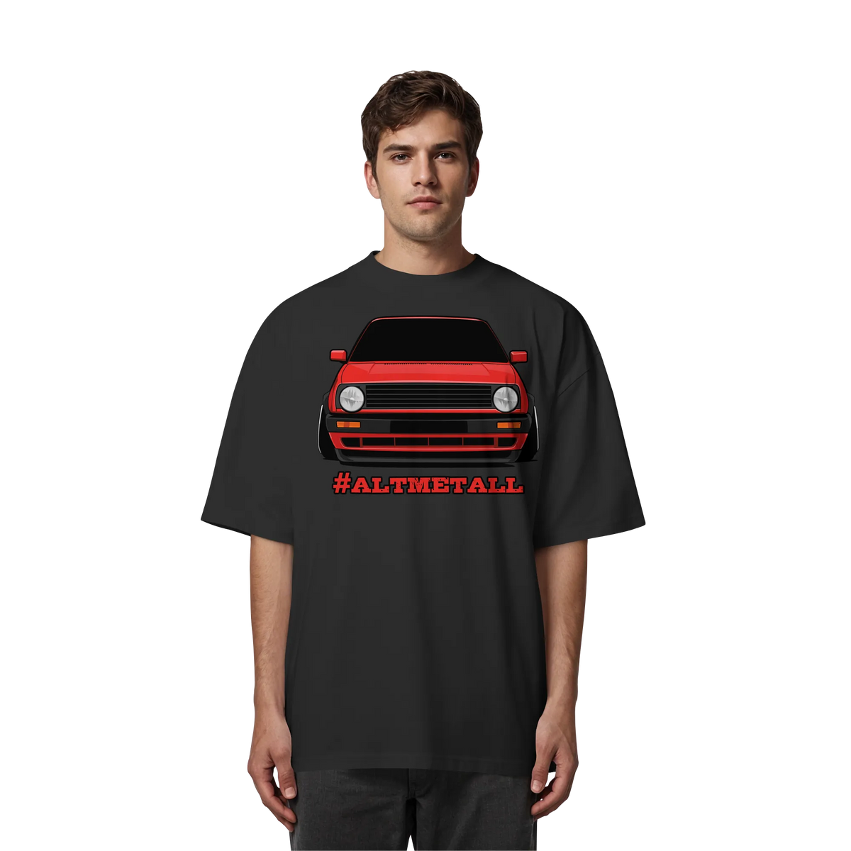 #ALTMETALL Oversize Shirt-Unisex-Shirts-BassBuddys-White-XS-BassBuddys | Shop