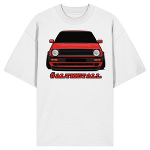 #ALTMETALL Oversize Shirt-Unisex-Shirts-BassBuddys-White-XS-BassBuddys | Shop