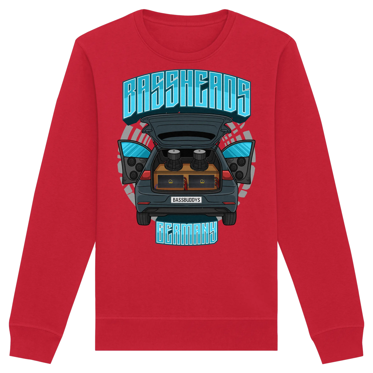 BASSHEADS GERMANY - Organic Basic Unisex Sweatshirt
