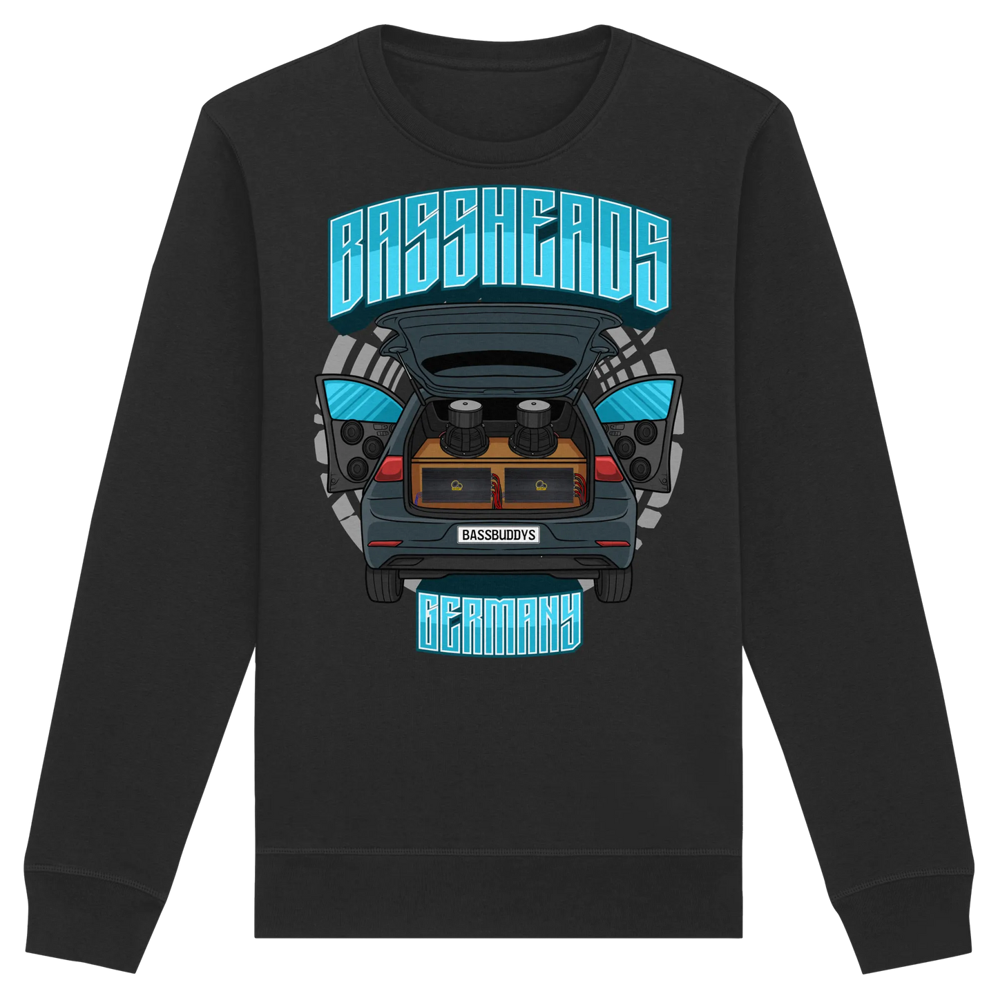 BASSHEADS GERMANY - Organic Basic Unisex Sweatshirt