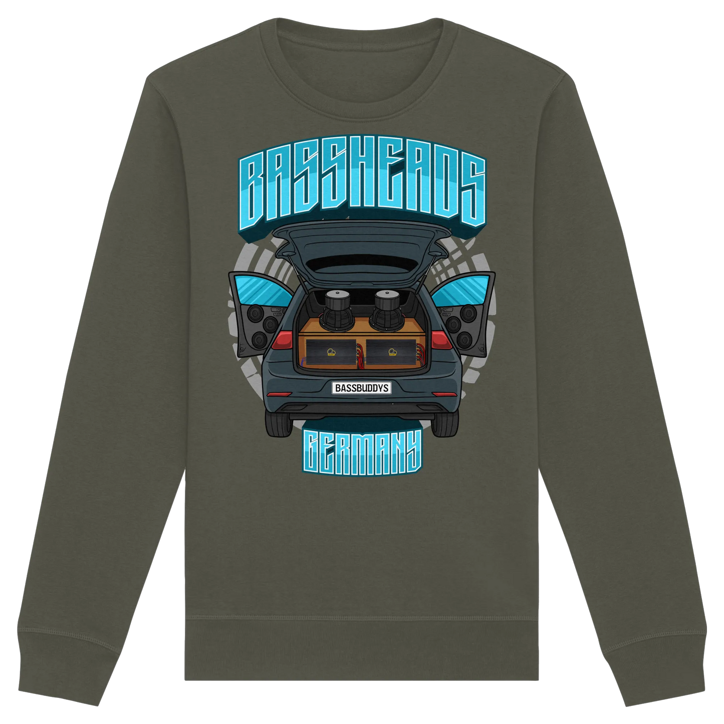 BASSHEADS GERMANY - Organic Basic Unisex Sweatshirt