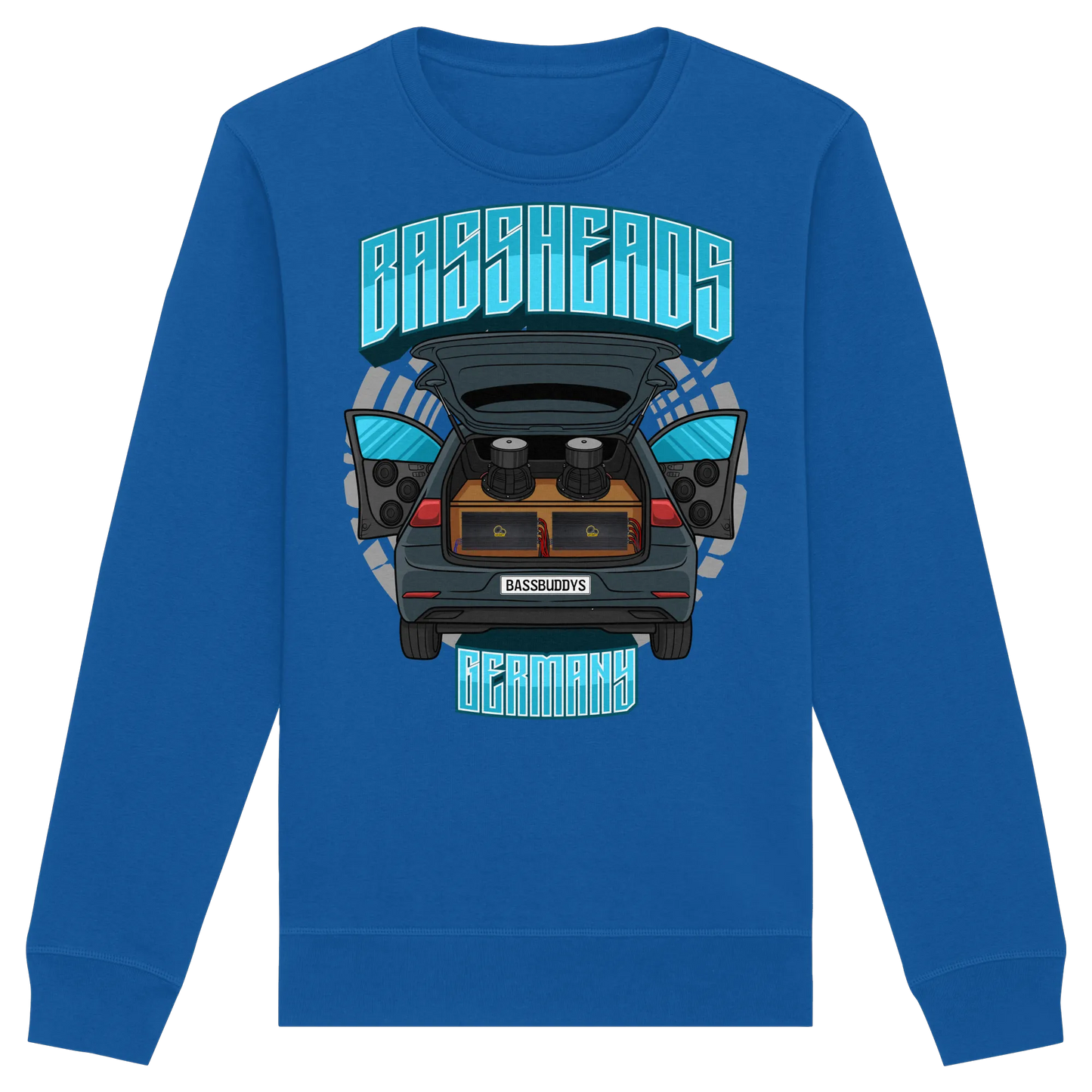 BASSHEADS GERMANY - Organic Basic Unisex Sweatshirt