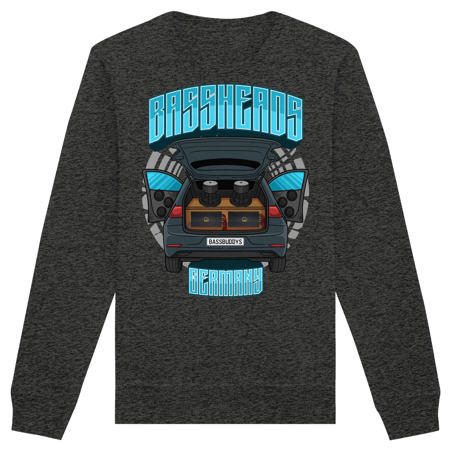 BASSHEADS GERMANY - Organic Basic Unisex Sweatshirt