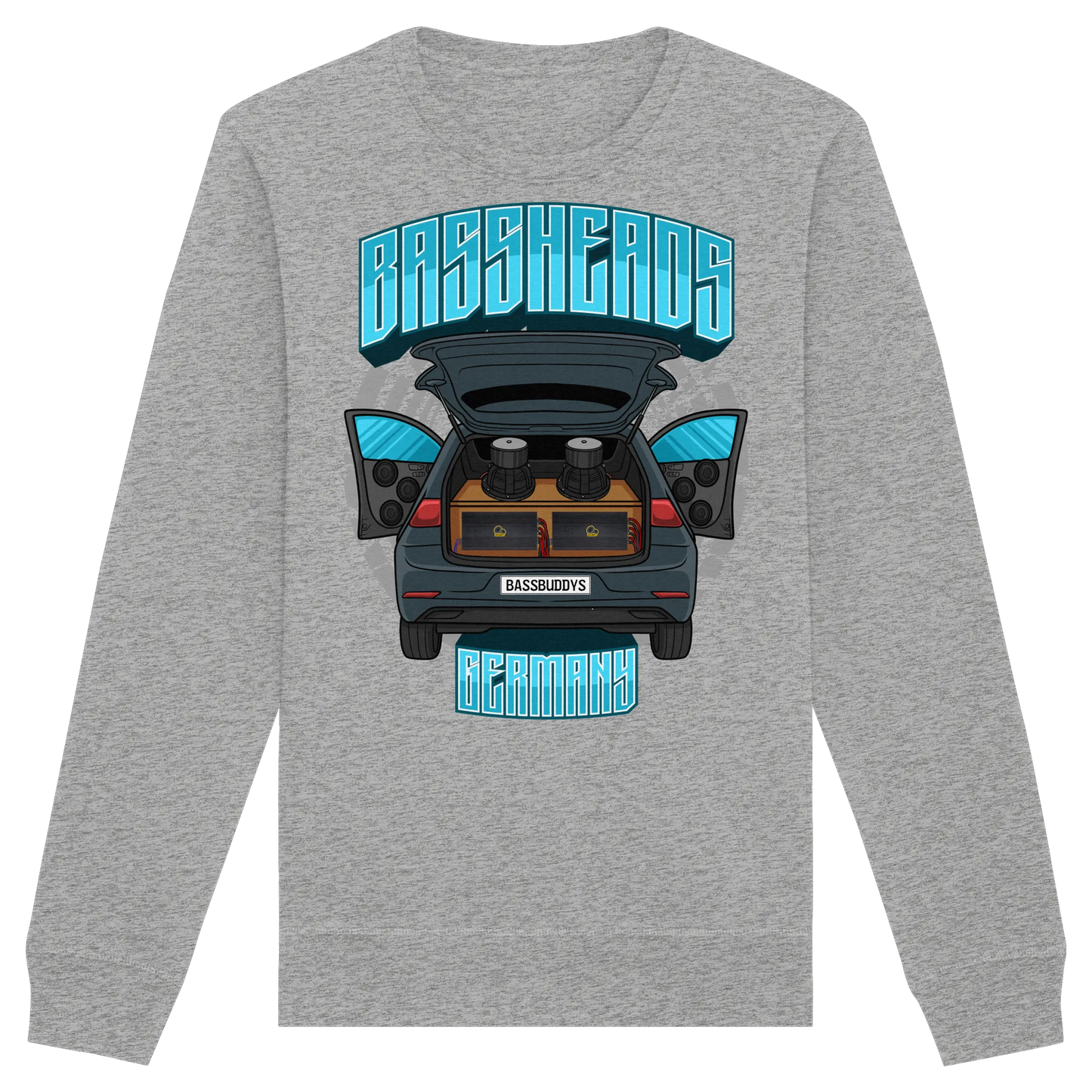 BASSHEADS GERMANY - Organic Basic Unisex Sweatshirt