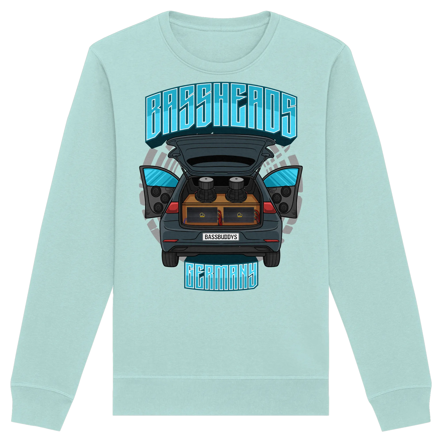 BASSHEADS GERMANY - Organic Basic Unisex Sweatshirt