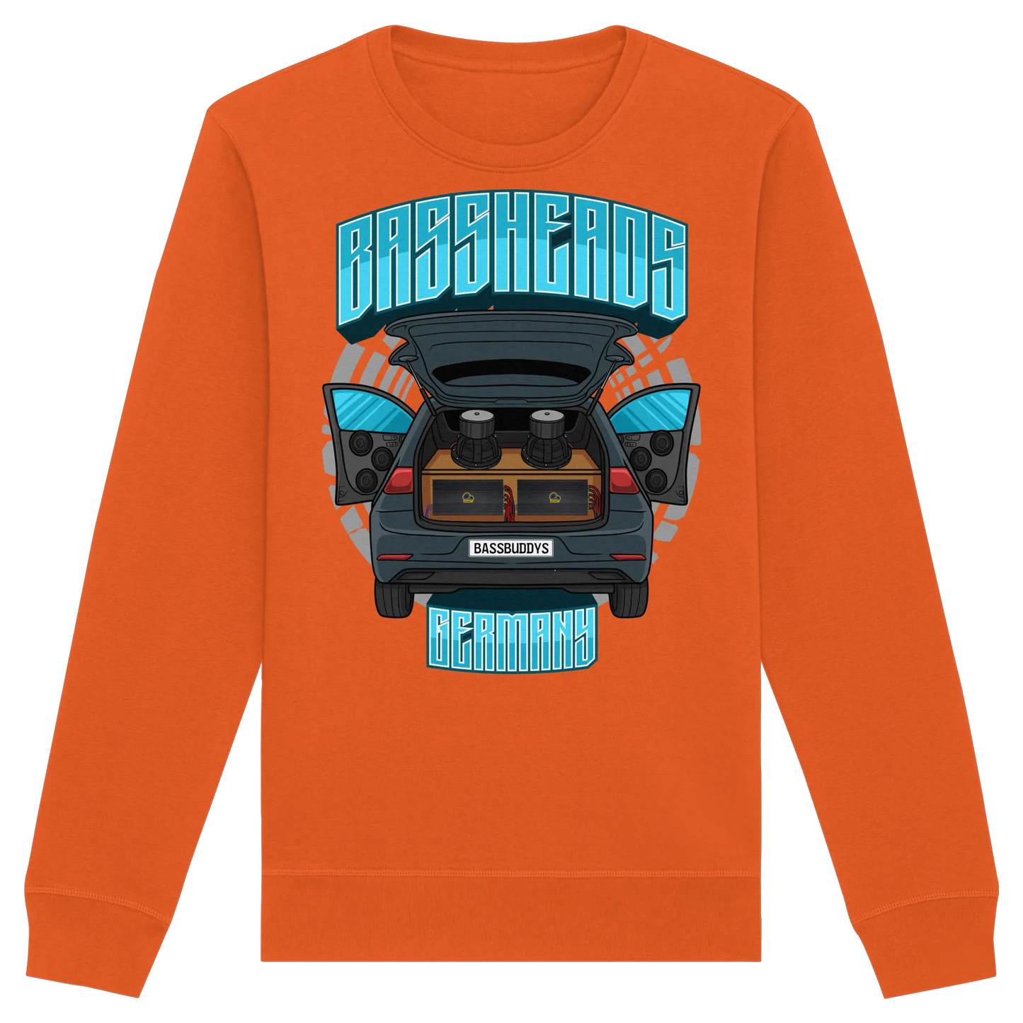 BASSHEADS GERMANY - Organic Basic Unisex Sweatshirt