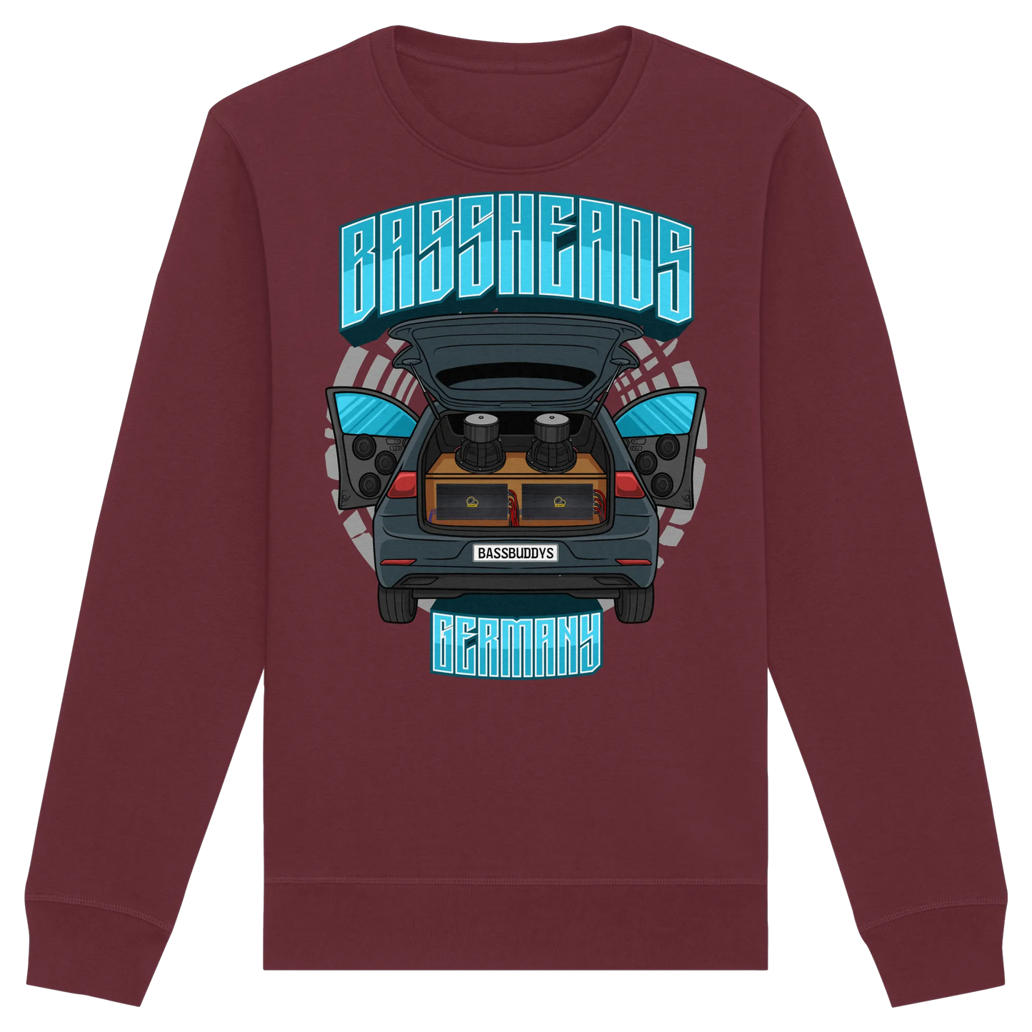 BASSHEADS GERMANY - Organic Basic Unisex Sweatshirt