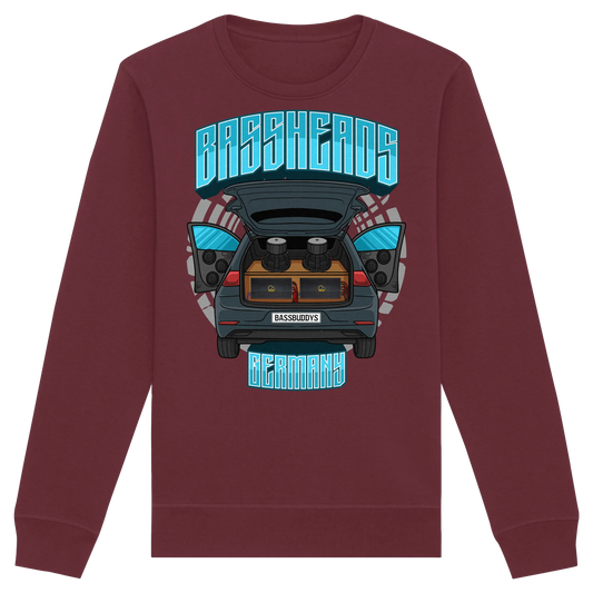 BASSHEADS GERMANY - Organic Basic Unisex Sweatshirt