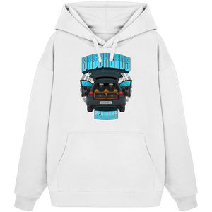BASSHEADS GERMANY - Organic Oversize Hoodie-Hoodies-BassBuddys-White-XS-BassBuddys | Shop