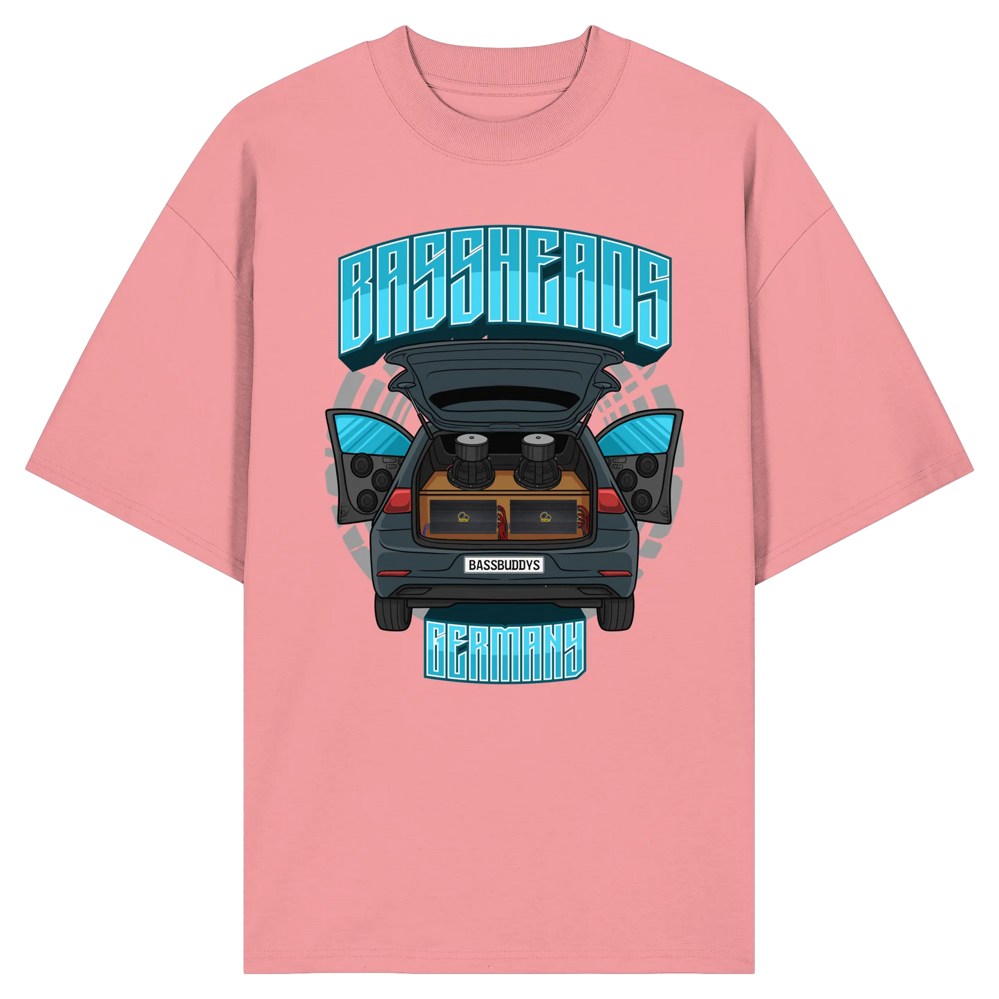 BASSHEADS GERMANY - Organic Oversize Shirt