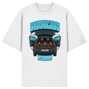 BASSHEADS GERMANY - Organic Oversize Shirt-Unisex-Shirts-BassBuddys-White-XS-BassBuddys | Shop