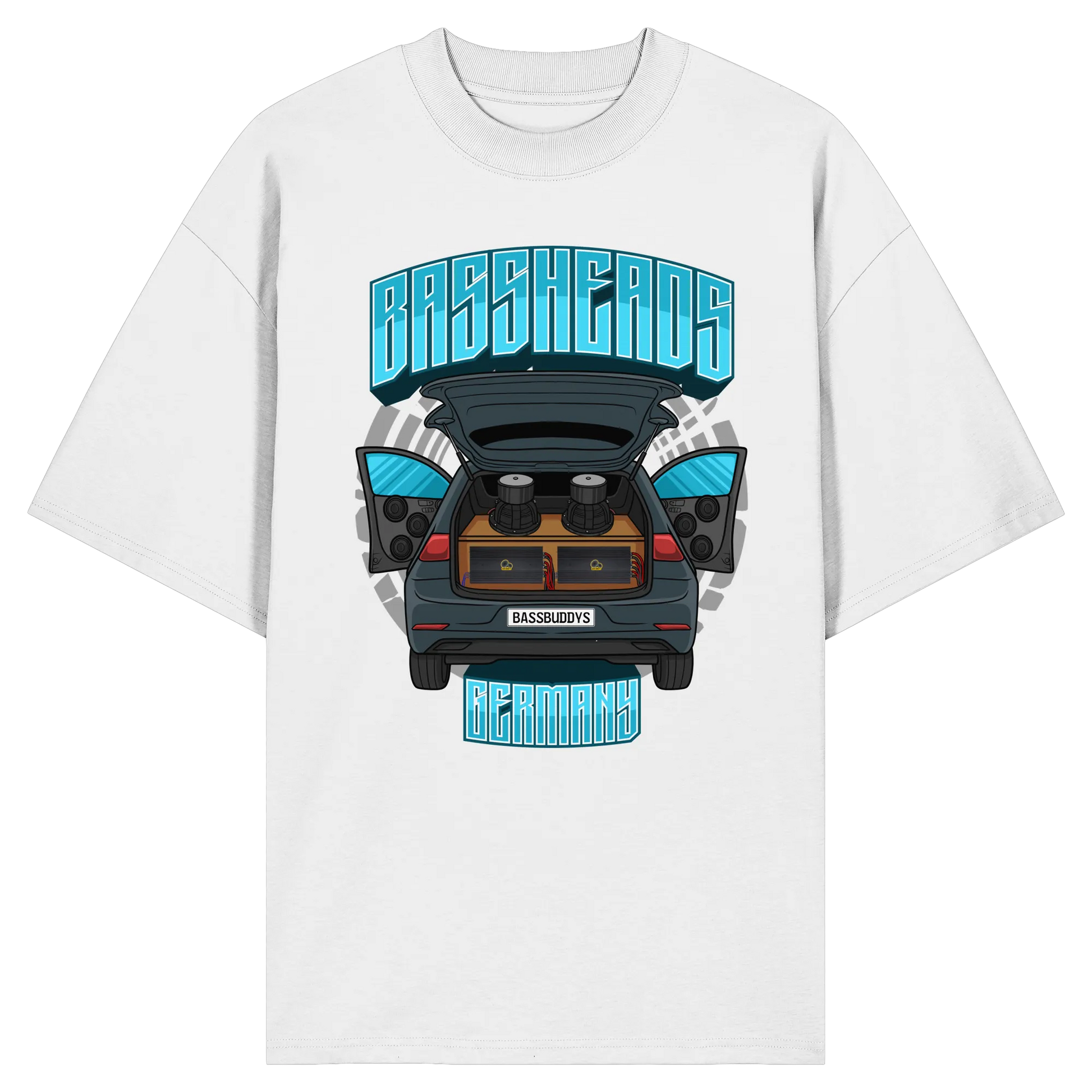 BASSHEADS GERMANY - Organic Oversize Shirt