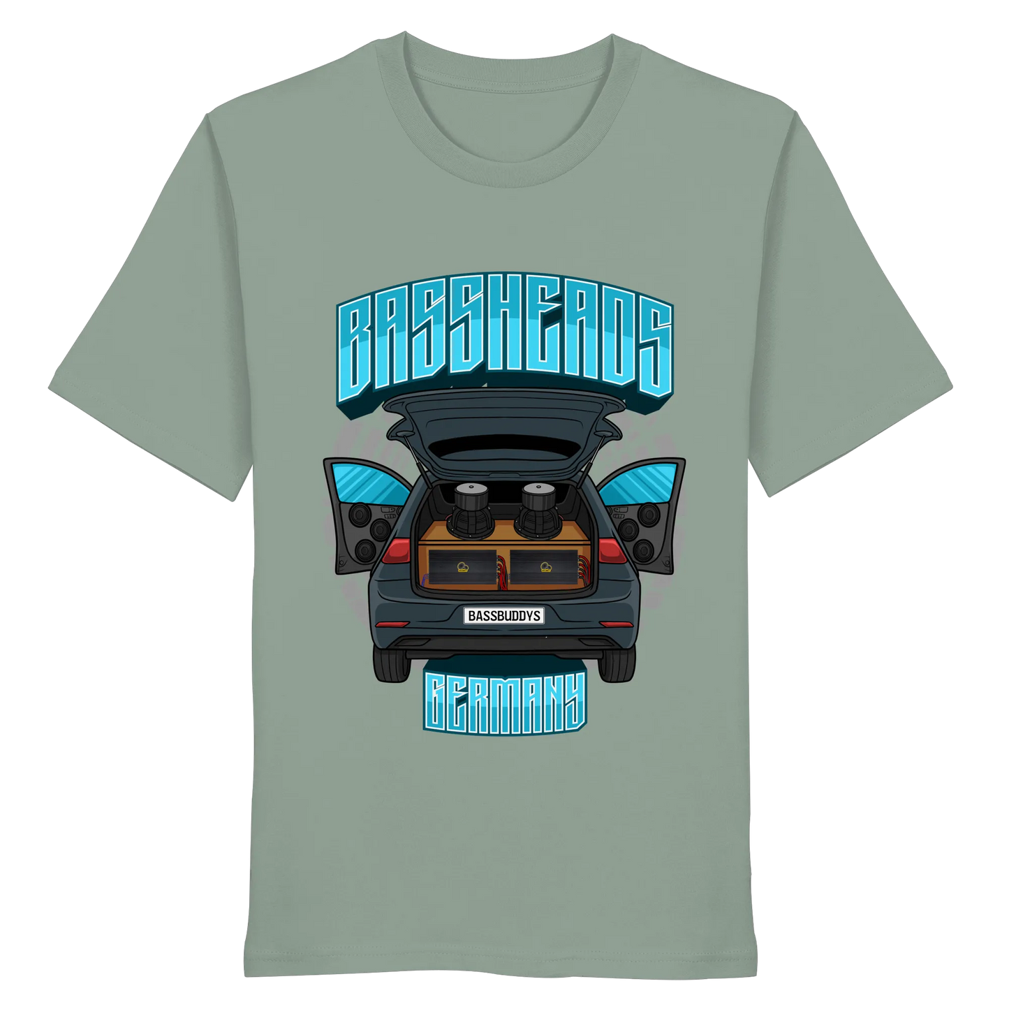 BASSHEADS GERMANY - Organic Shirt